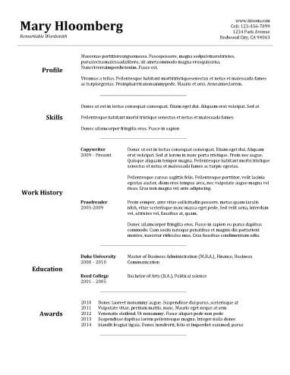 Resume Format 2020 32 Resume Templates For Freshers