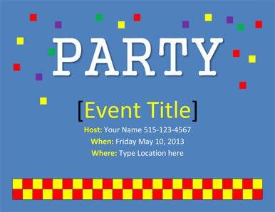 26 Free Printable Party Invitation Templates in Word
