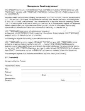 31 Sample Agreement Templates in Microsoft Word