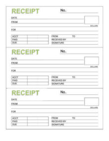 10 Free Rent Receipt Templates