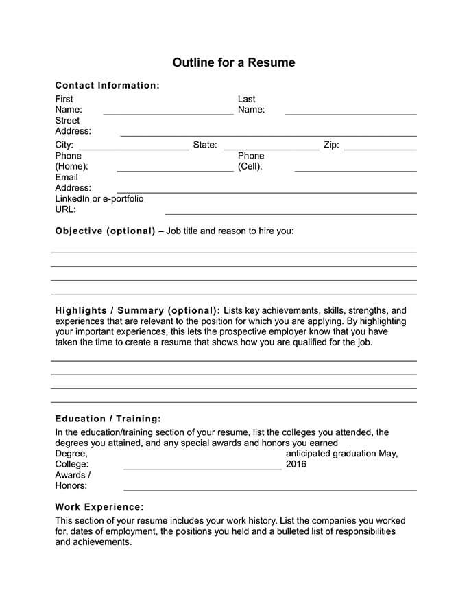 18-printable-resume-worksheet-gallery-worksheet-for-kids
