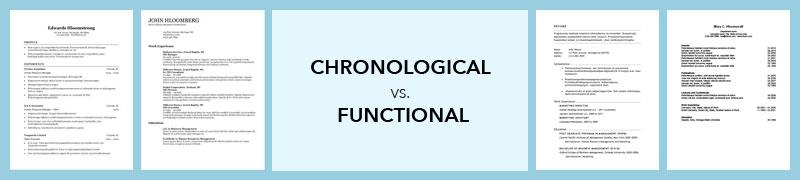 chronological resume vs functional