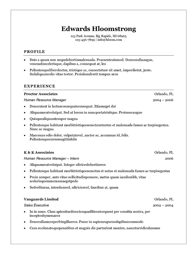 Student Resume Templates That Gets Results Hloom